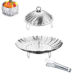 Yubng 221243393580 Vegetable Steamer Basket 304 Stainless Steel For Cooking Expe