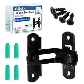 Mro240801x-0000 Yuearn 2 Sets Gate Latches Sliding Door Lock Hardware For Barn With Easy Instal
