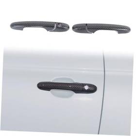 Sdljkdfhb64sdfhb-6a5s1dhb Yuechi Car Exterior Door Handle Cover Compatible With Fiat 500 2007-2025 Carbon Fiber