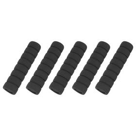 Zaplyte 678202393253 5pcs Door Handle Cover Safety Knob Protector Covers Black