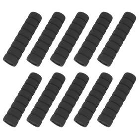 Zaplyte 678202393345 10pcs Door Handle Cover Safety Knob Protector Covers Black