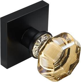 Sj001 Zs Co. Ltd Champagne Gold Dummy Door Knob Set 2 Pack Crystal Decorative Non-turning Handl