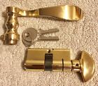 Zzx113 Hardware Technologies Tech Ltd Polished Gold Curved Lever Swinging Patio
