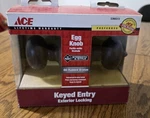 Ace Egg Bronze Keyed Entry Exterior Locking Door Knobs. Fixed Price $20.00.
