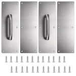 Sumnacon Set 12" Stainess Steel Door Handle Pull & Push Plate - Silver. Fixed Price $35.94.