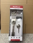 Kwikset Amador Satin Nickel Entry Door Handleset With Round Rose Hollis Smartkey. Fixed Price $75.00.