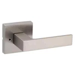Kwikset Singapore Square Satin Nickel Bed/bath Door Handle W/ Microban Lock. Fixed Price $16.95.