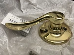 Kwikset Saxton Brass 488SNL Rh 3 Dummy Lever Right Handle New. Fixed Price $8.50.