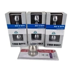 Lot 3 Tru Bolt Bed And Bath Locking Interior Door & + 1 Kwikset. Fixed Price $19.99.