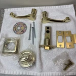 Yale Heritage Mcclure 21MC Privacy Lever US3 Polished Brass D5205307-939HW. Fixed Price $10.20.