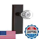 Nostalgic Warehouse York Waldorf Crystal Door Knob Plate. Fixed Price $170.21.