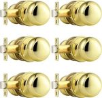 Probrico Passage Door Knobs Polished Brass Interior 6 Pack,. Fixed Price $74.99.