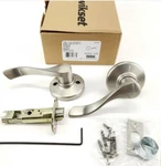 Kwikset 92001-528 Passage Balboa Satin Nickel Door Handle Nib. Fixed Price $24.50.