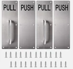 Sumnacon 12" Stainless Steel Push/pull Door Handle Set (2 Pair 4 Pcs), New !!!. Fixed Price $21.99.