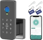 Foxgard Fingerprint Door Lock 5-IN-1 Biometric Smart With Keypad, App Con. Fixed Price $45.56.