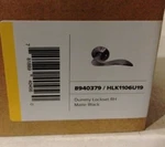 Miseno HLK1160U19 Torry Wave Right Handed Non-turning One-sided Door Black. Fixed Price $14.00.