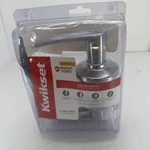 Kwikset Delta Satin Chrome Keyed Entry Door Lock Lever Handle. Fixed Price $24.95.