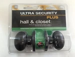 Ultra Security Plus 44162 Hall & Closet Interior Non-locking Egg Door Knob Orb. Fixed Price $21.55.