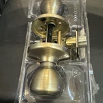 Kwikset Tylo Antique Brass Entry Door Knob 400T 5 Cp K6 V1. Fixed Price $12.00.