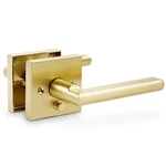 Linkaa Pivacy Door Lever Gold Stain Brass Handle With Lock, Keyless. Fixed Price $42.49.