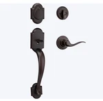 Kwikset Austin Front Entry Door Handleset Lock Venetian Bronze W/ Tustin Lever. Fixed Price $144.99.