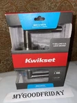 Kwikset 155MIL Rdt Cp Signature Series, With Privacy Key (bed & Bath) Steel. Fixed Price $19.99.