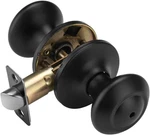 Starpy Black Door Knobs Square Pattern Interior Handles Bath & Bedroom. Fixed Price $13.44.