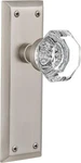 Nostalgic Warehouse Waldorf Crystal Door Knob With New York Plate, Set Of 2. Fixed Price $59.03.
