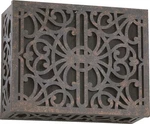 Quorum Surf Mount Door Chime Cover In Toasted Sienna. Fixed Price $57.00.