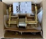 Weiser Corsair Door Lever - Privacy, Bath/bedroom Locking Gold Brass. Fixed Price $34.95.