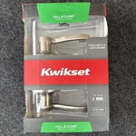 Pair Of Kwikset 97200-665 Lido Hall/closet Door Lever Satin Nickel 720LL 15CP. Fixed Price $111.98.