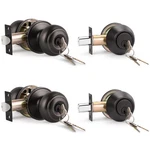 Knobwell Keyed Entry Door And Single Cylinder Deadbolt Combo Set, Exterior. Fixed Price $48.50.