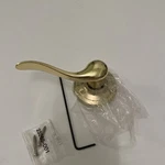 Kwikset Tustin Left-handed Half-dummy Lever Polished Brass (97880-752). Fixed Price $11.64.