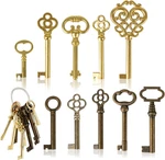 10PCS Skeleton Key Set Reproduction For Antique Furniture, Universal Barrel. Fixed Price $13.43.