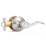 Probrico Wave Shape Door Lever Satin Nickel Passage,. Fixed Price $35.99.