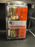 Reliabilt Gallo Polished Brass Finish Keyed Entry Door Knob Set. Fixed Price $6.00.