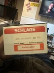 Nos Schlage Plymouth Passage Knob Latch A10S 612 Satin Chrome Door Set. Fixed Price $29.99.