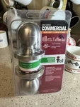 Tell Commercial Heavy Duty Passage Doorknob Push Button Lock CL500002. Fixed Price $19.99.