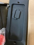 Emtek 2115US19 Privacy Pocket Door Lock, Modern Rectangular, Flat Black. Fixed Price $221.99.