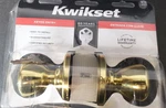 Kwikset Keyed Entry Polished Brass 94002-444 31676 Easy Install New. Fixed Price $17.99.