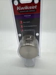 Kwikset Pismo Round Satin Nickel Dummynon Turning Door Knob Rose 97880-934. Fixed Price $10.00.