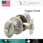 Copper Creek EK2030SS Egg Door Knob Privacy Function Satin Stainless Finish. Fixed Price $14.99.
