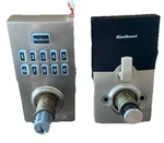 Kwikset Smartcode 917 Electronic Keyless Lock Satin Nickel Smartkey Tustin Lever. Fixed Price $74.36.
