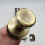 Kwikset Door Knob Passage Latch Antique Brass US5 Bel Air 200B 2-3/4 Bs Nos. Fixed Price $9.78.