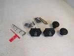 Baldwin Reserve Privacy Knob Set Satin Black Traditional Round PVTRATAR190. Fixed Price $104.35.