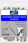 Satin Silver Nickel Finish Wood Screws 9 3 Inch Extra Long Steel Door. Fixed Price $42.81.