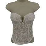 Vtg Lady Marlene Women 36B Corset Bra 0380 Floral Flower Lace White Strapless. Fixed Price $35.00.