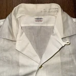 Vtg 50S 60S Arrow Sanforized Shirt Loop Collar Wash & Wear Cotton Medium Mens 15. Fixed Price $69.99.