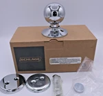 Nib Schlage F94 625 Orbit Dummy Interior Door Knob Bright Chrome. Fixed Price $15.00.