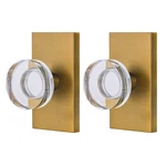 Newlaking Dummy Door Knob Set Crystal Glass Non-locking Handles For Bifol. Fixed Price $72.54.
